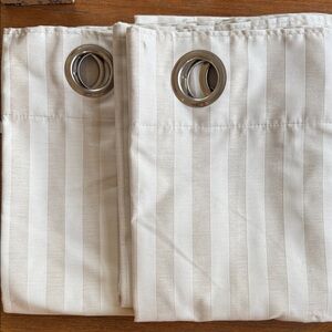 IKEA MARJID Striped Curtain Set